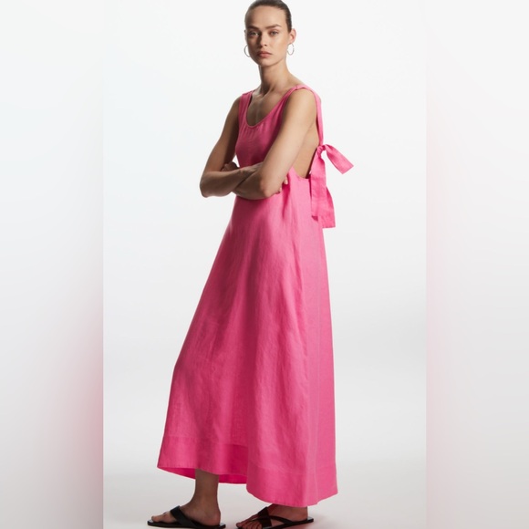 COS Dresses & Skirts - COS Vibrant Pink linen sun Dress